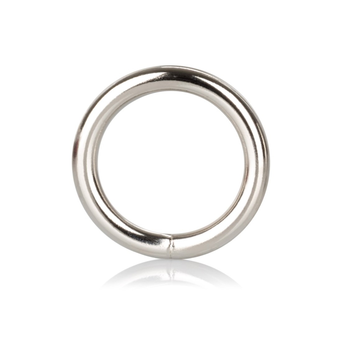 SILVER RING ANELLO PER PENE IN ACCIAIO PLACCATO...