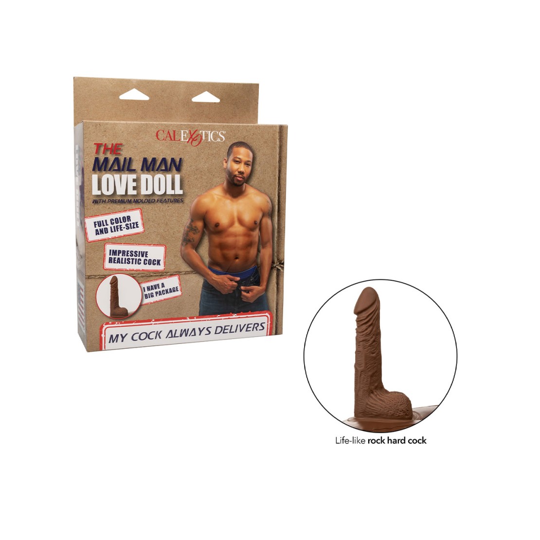 BAMBOLO GONFIABILE POSTINO SEXY CON PENE E ANO...
