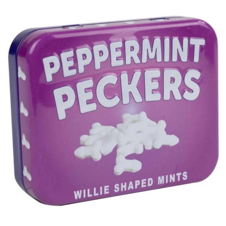 CARAMELLE ALLA MENTA FORMA DI PENE PEPPERMINT PECKERS WILLIE