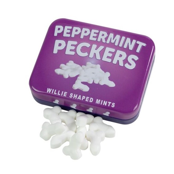 CARAMELLE ALLA MENTA FORMA DI PENE PEPPERMINT PECKERS WILLIE
