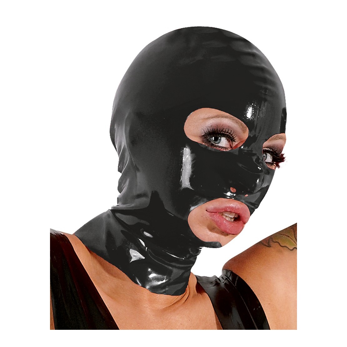CAPPUCCIO MASCHERA SEXY IN LATEX UNISEX VARI...