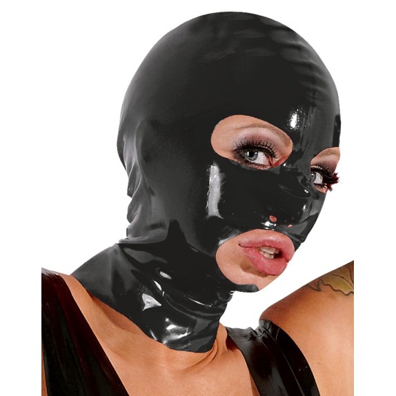 CAPPUCCIO MASCHERA SEXY IN LATEX UNISEX VARI COLORI