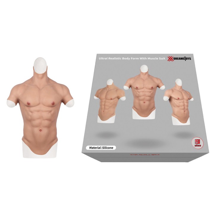 copy of MEZZO BUSTO INDOSSABILE ULTRA REALISTICO DI UOMO...