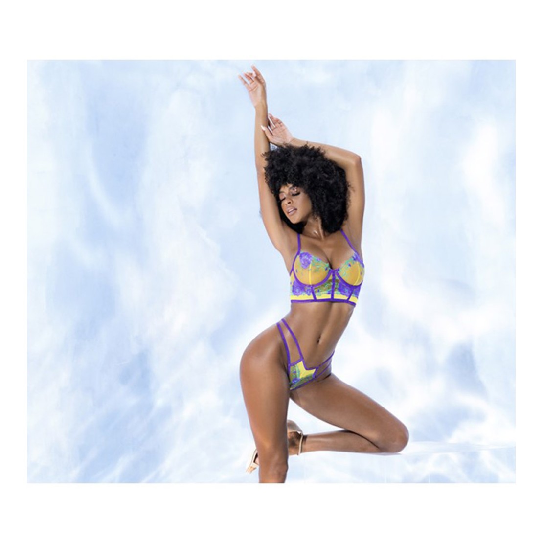 COMPLETO INTIMO SEXY PER ODNNA BICOLORE...