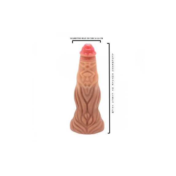 DILDO IN SILICONE DI GRANDI DIMENSIONI CON VENATURE PRONUNCIATE KIOTOS MONSTAR