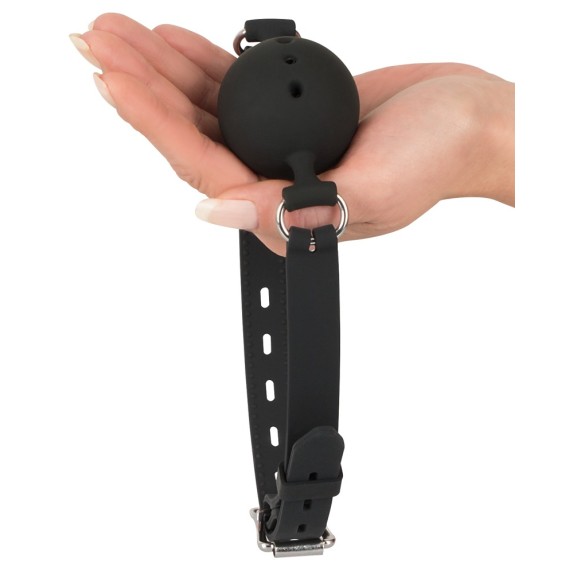 TRE DIAMETRI GAG PALLINA CON FORI PER BOCCA SEX TOY IN SILICONE