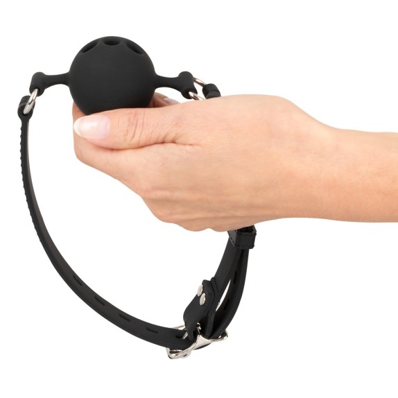 TRE DIAMETRI GAG PALLINA CON FORI PER BOCCA SEX TOY IN SILICONE