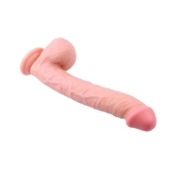 DILDO REALISTICO DI GRANDI DIMENSIONI CON TESTICOLI E VENTOSA SUPER COCK