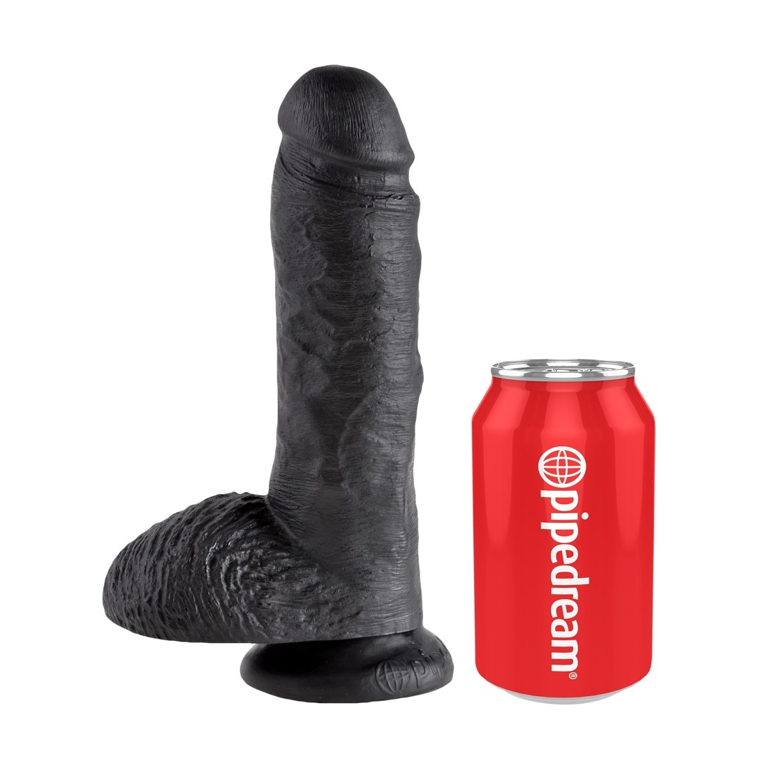 FALLO REALISTICO NERO SEXY CON VENTOSA KING...