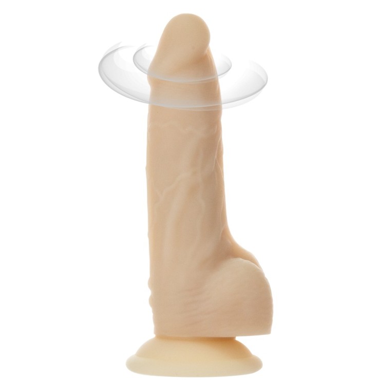 DILDO REALISTCO ROTANTE E VIBRANTE CON VENTOSA 18 CM...