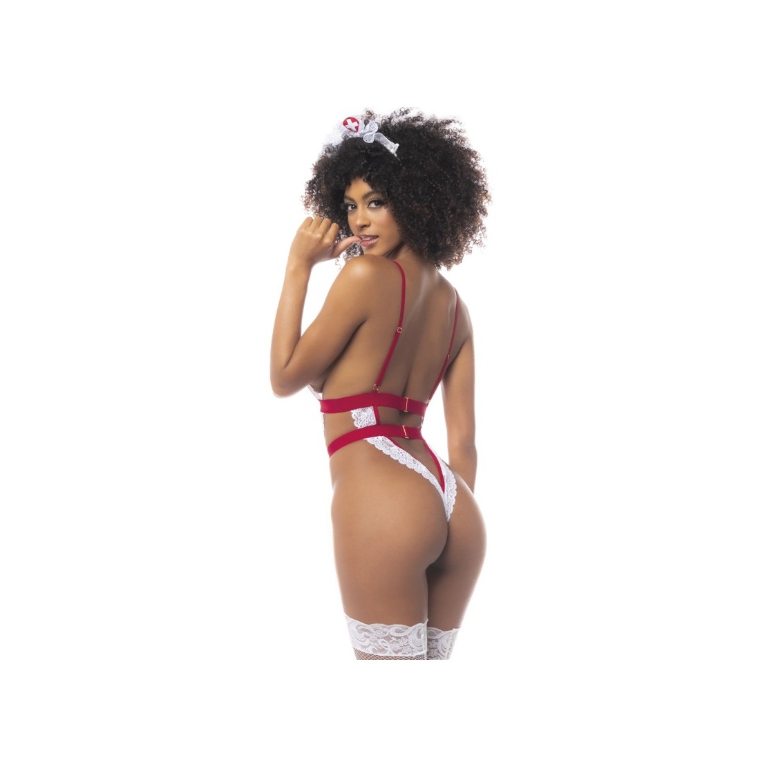 BODY SEXY COSTUME TRAVESTIMENTO DA INFERMIERA...