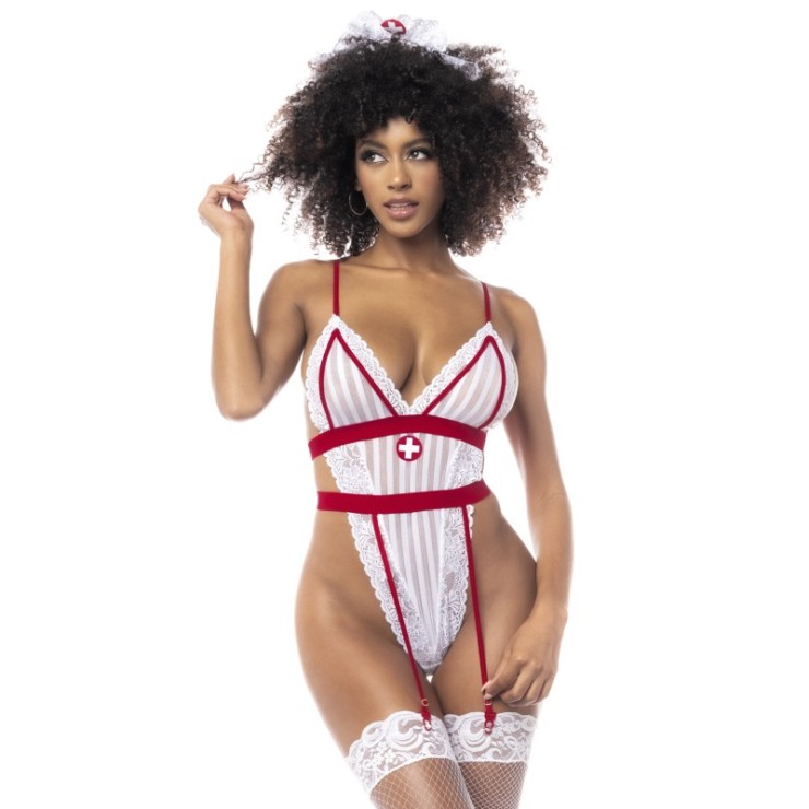 copy of BODY SEXY TRAVESTIMENTO DA INFERMIERA IN PIZZO...