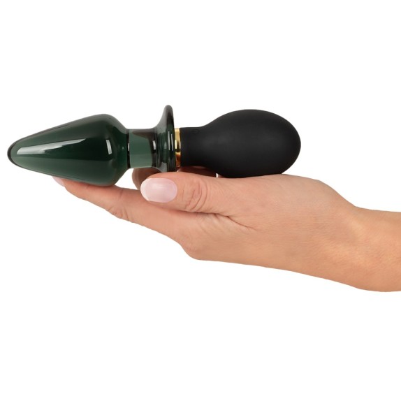 copy of DOPPIO PLUG ANALE IN VETRO E SILICONE VIBRANTE RICARICABILE ANOS