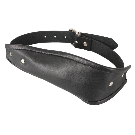 GAG IN SILICONE CON BAVAGLIO PELLE SEXY REGOLABILE ZADO