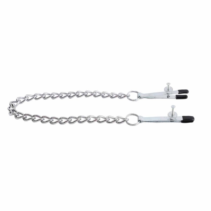 PINZETTE GRANDI PER CAPEZZOLI SEX TOY LONG THIN CHAIN 2