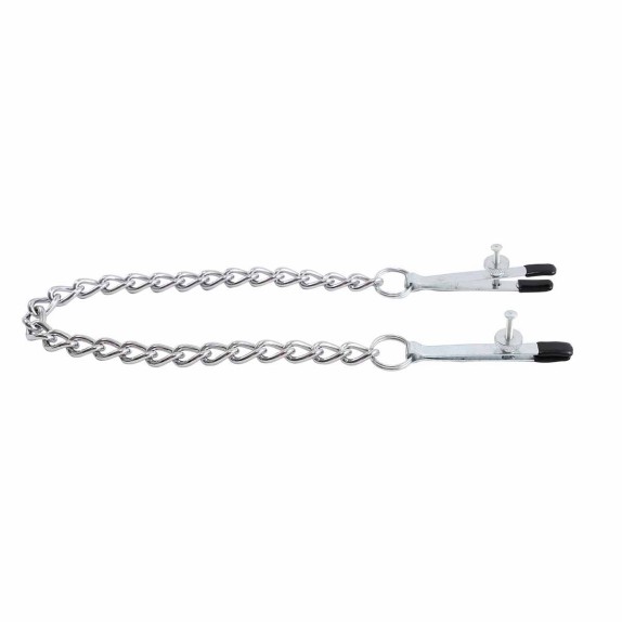 PINZETTE GRANDI PER CAPEZZOLI SEX TOY LONG THIN CHAIN