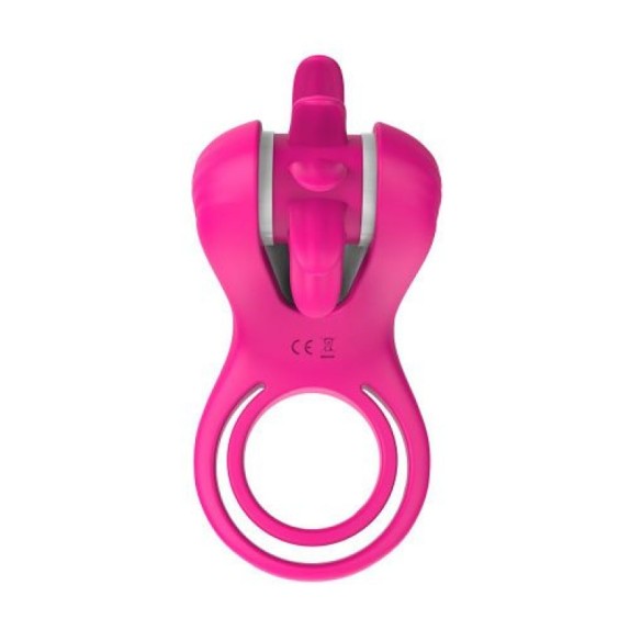 ANELLO RING DA INSERIRE NEL PENE PER LA STIMOLAZIONE CLITORIDEA LINGUE ROTANTI
