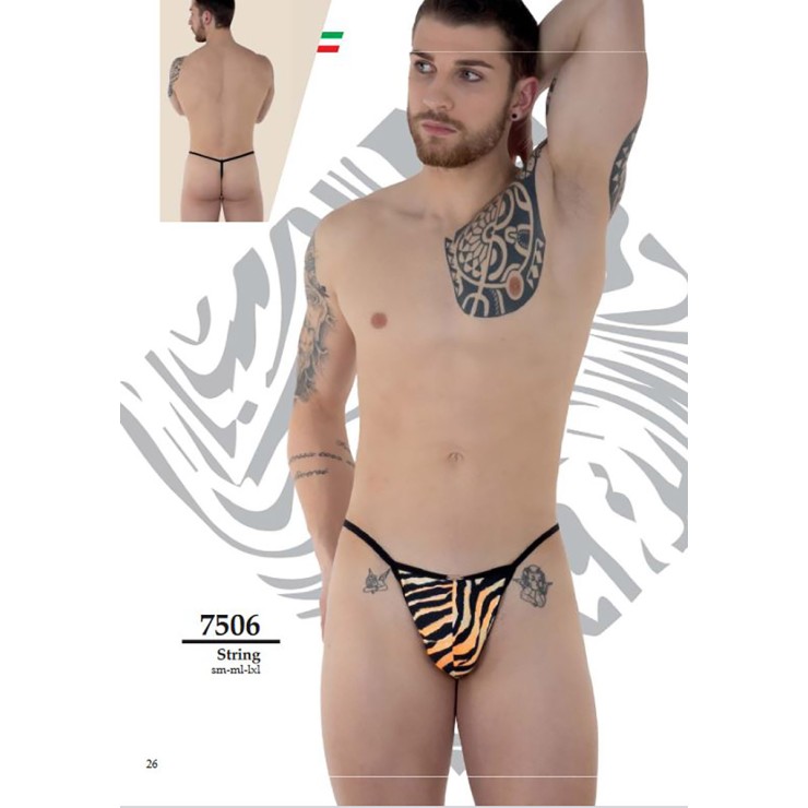COSTUME DA MARE A FILETTO SEXY PER UOMO TIGRATO EROS...