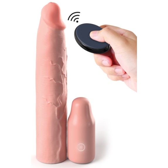 copy of PROLUNGA VIBRANTE SEXY PER UOMO DA INDOSSARE SUL PENE CON RIDUTTORE RIGIDO E TELECOMANDO WIRELESS