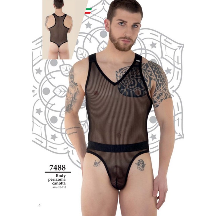 copy of BODY A PERIZOMA SEXY PER UOMO CON TRAMA A STRISCE...