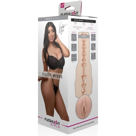 VIOLET MYERS FLESHLIGHT MASTURBATORE VAGINA PER UOMO SEX TOY