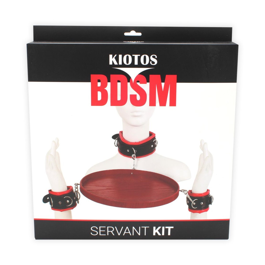 COSTRITTIVO KIT 4 PEZZI BDSM DA SCHIAVO SERVO...