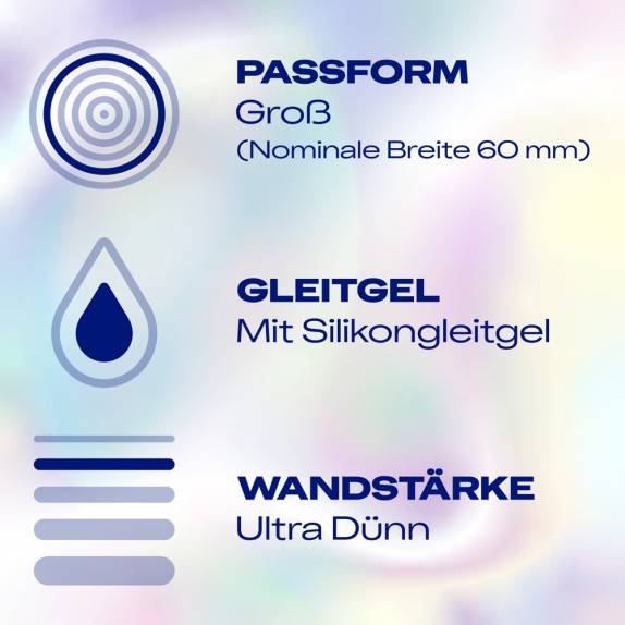 PROFILATTICI TRASPARENTI ULTRA SOTTILI XXL 8 PEZZI DUREX