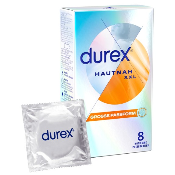 PROFILATTICI TRASPARENTI ULTRA SOTTILI XXL 8 PEZZI DUREX