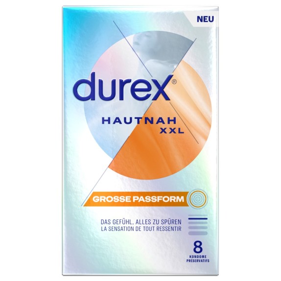 PROFILATTICI TRASPARENTI ULTRA SOTTILI XXL 8 PEZZI DUREX