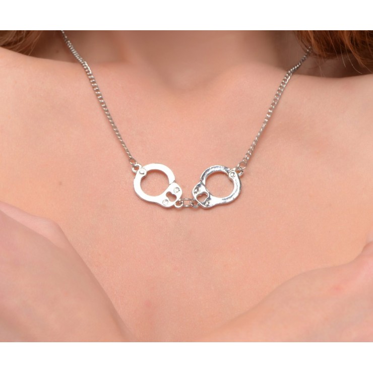 COLLANA CON MANETTE SEXY UNISEX BDSM 2