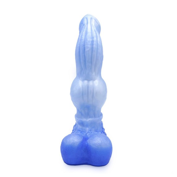 DILDO XL DI GRANDI DIMENSIONI 33 CM CON TESTICOLI E VENTOSA AZZURRO FALLO PER FISTING KIOTOS MONSTAR