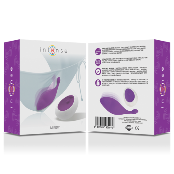 VIBRATORE DA MUTANDINA SEX TOY PER DONNA CON TELECOMANDO MINDY INTENSE