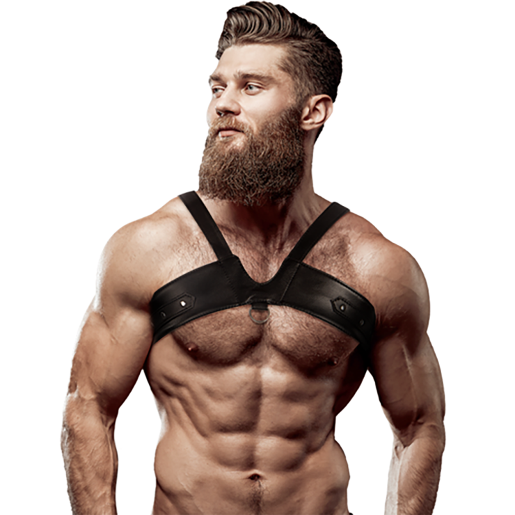 HARNESS SEXY DA UOMO IN PELLE VEGANA REGOLABILE FETISH