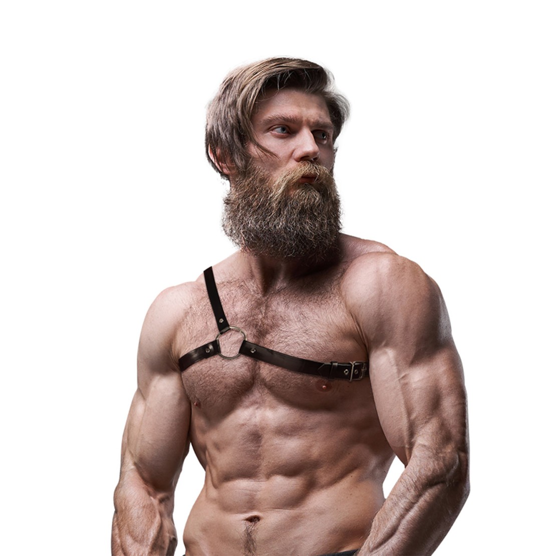 HARNESS SEXY PER UOMO MONOSPALLA CON CINGHIA...