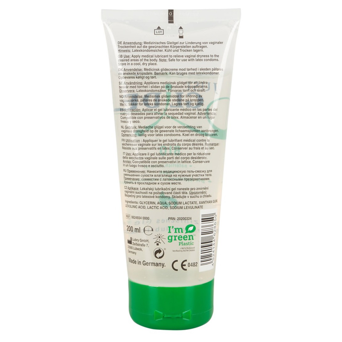 LUBRIFICANTE GEL VAGINALE A BASE D'ACQUA JUST...