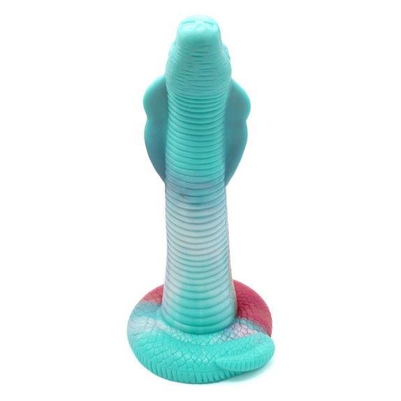 FALLO DILDO MORBIDO E FLESSIBILE COBRA SERPENTE COLORATO CON VENTOSA MONSTAR KIOTOS
