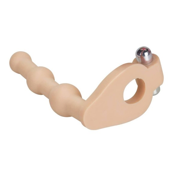 DILDO ANALE A PALLINE DA INSERIRE SUL PENE PER DOPPIA PENETRAZIONE SEX TOY 15 CM
