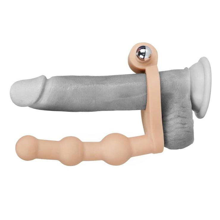 DILDO ANALE VIBRANTE DA INSERIRE SUL PENE PER DOPPIA... 2