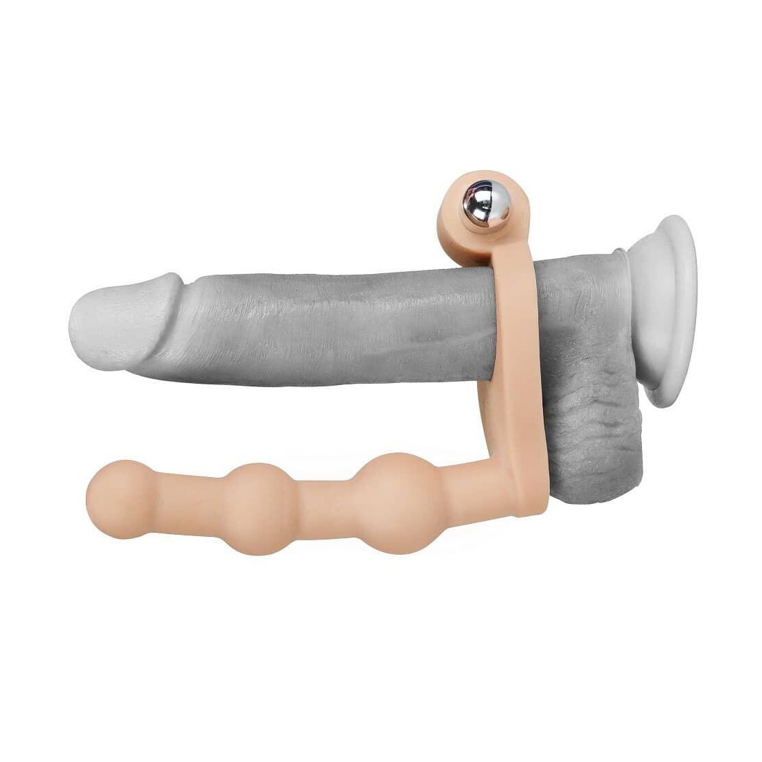 DILDO ANALE A PALLINE DA INSERIRE SUL PENE PER...