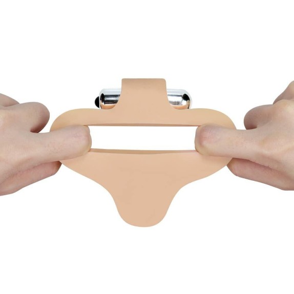 DILDO ANALE VIBRANTE DA INSERIRE SUL PENE PER DOPPIA PENETRAZIONE SEX TOY 15 CM
