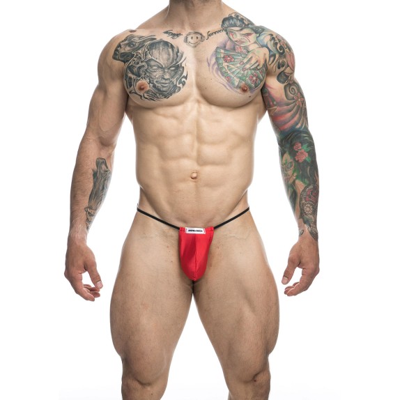PERIZOMA A FILETTO SEXY PER UOMO 2 IN 1 COSTUME PUSH UP MALEBASICS