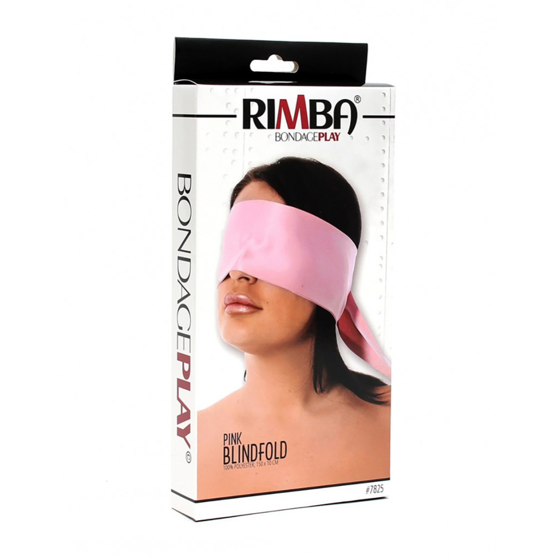 BENDA PER OCCHI ROSA SIMIL RASO PER GIOCHI DI...