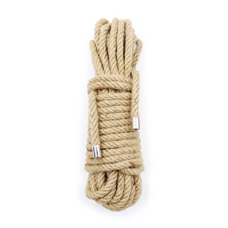 CORDA BONDAGE DI CANAPA LUNGA 20 METRI CON ESTREMITA' IN... 2