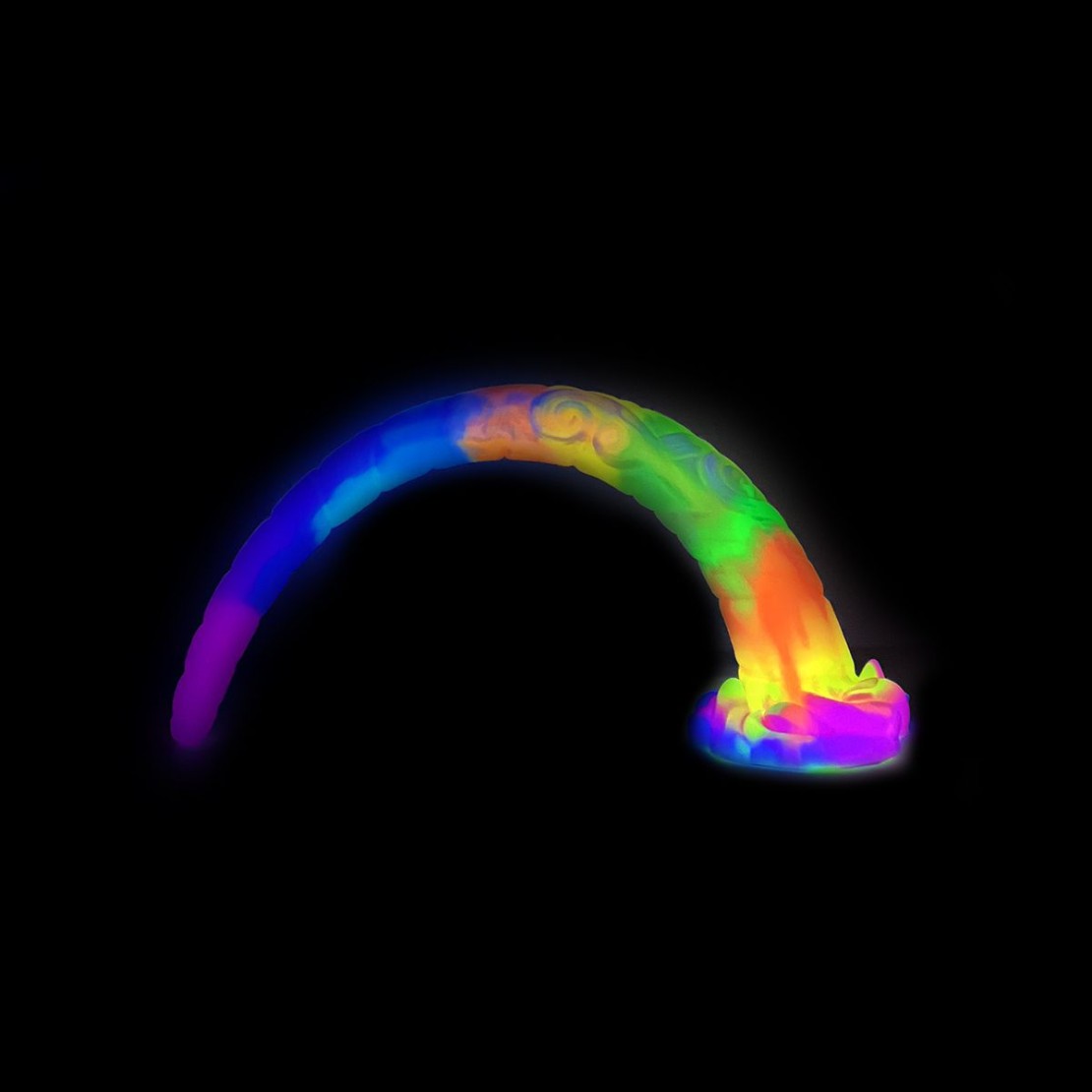 SPINA ANALE IN SILICONE COLORATA GLOW IN THE...