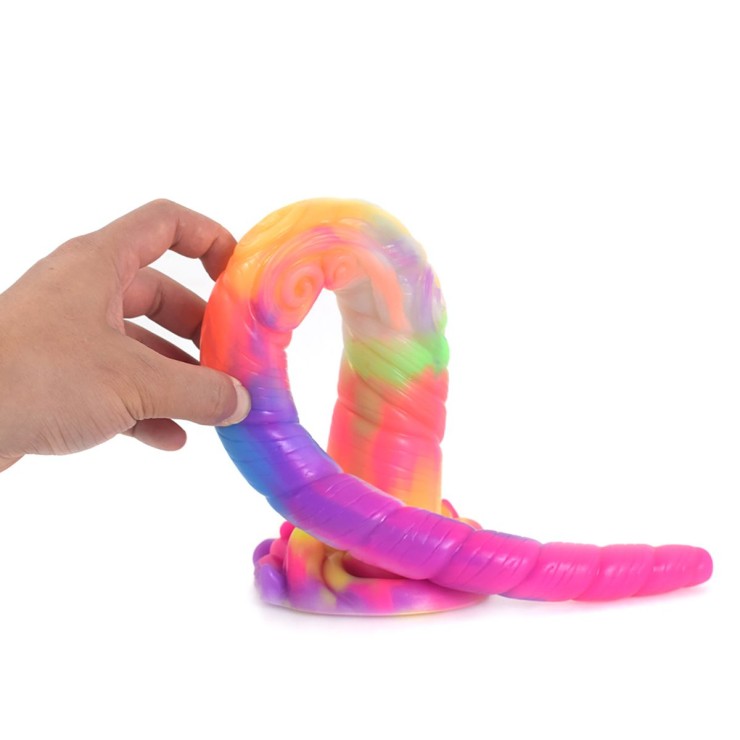 SPINA ANALE IN SILICONE COLORATA GLOW IN THE DARK KIOTOS...