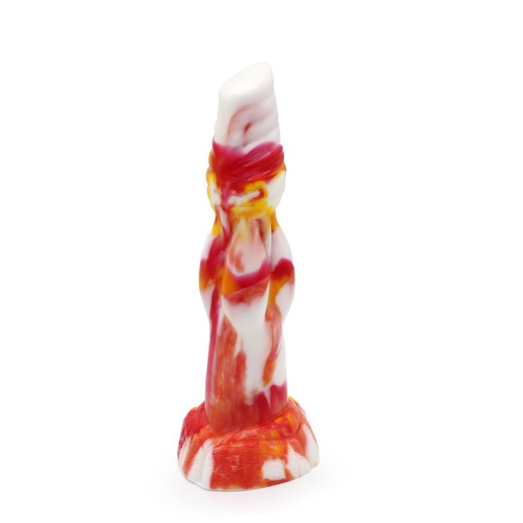 DILDO COLORATO IN SILICONE CON AMPIA BASE 25,5 CM KIOTOS...
