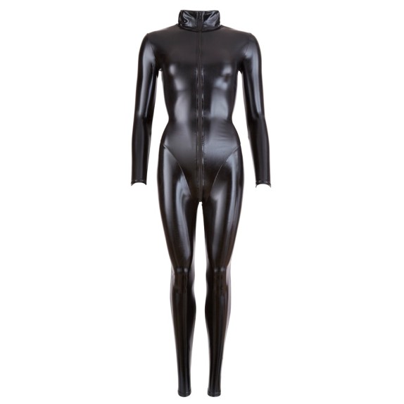 TUTA CATSUIT SEXY LUCIDA CON ZIP FETISH PER DONNA SPANDEX