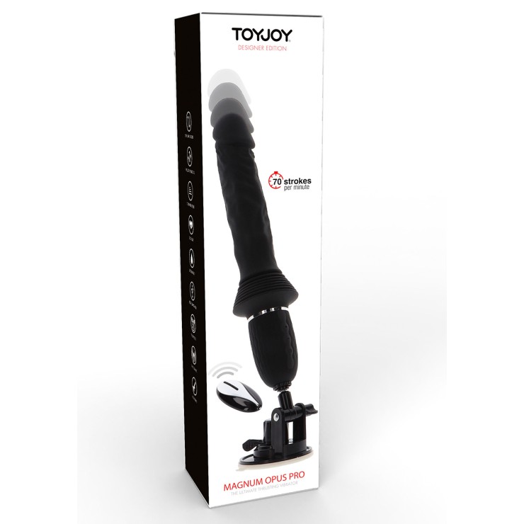 VIBRATORE SEXY A SPINTA SU E GIU' CON VENTOSA E...