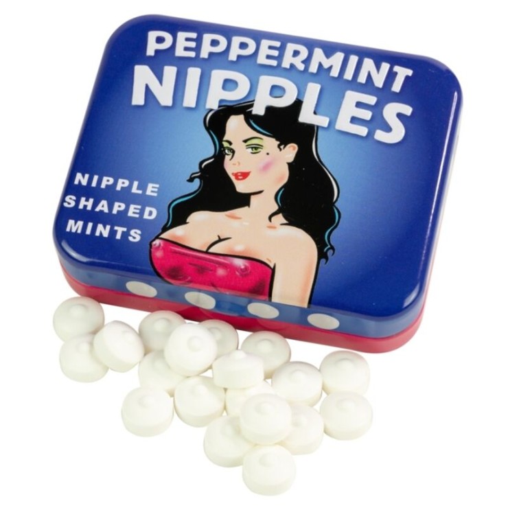 CARAMELLINE ALLA MENTA A FORMA DI CAPEZZOLO PEPERMINT...