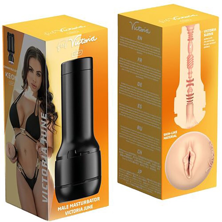 MASTURBATORE PER UOMO A FORMA DI VAGINA VICTORIA JUNE DI...